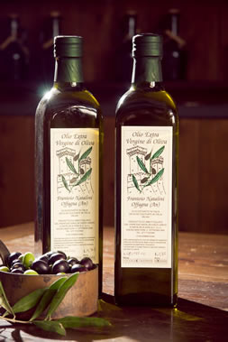 olio extra vergine d'oliva spremuto
